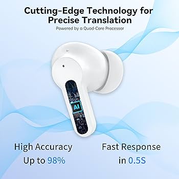 新品未開封品‼️Translator Earbuds M3 翻訳機能付きイヤフォン Offline AI Translator Earbuds M3 Language Translator Device